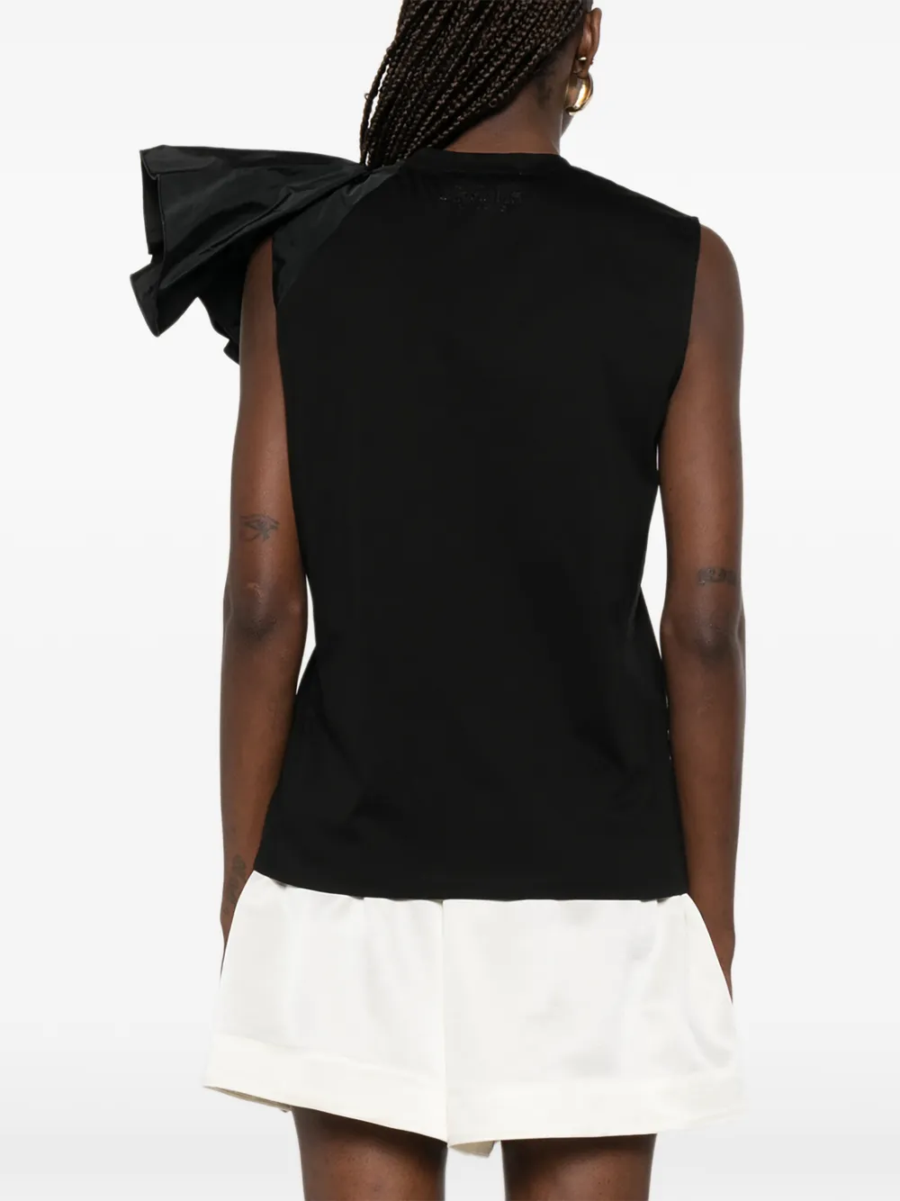 Max Mara Mouwloze top Zwart