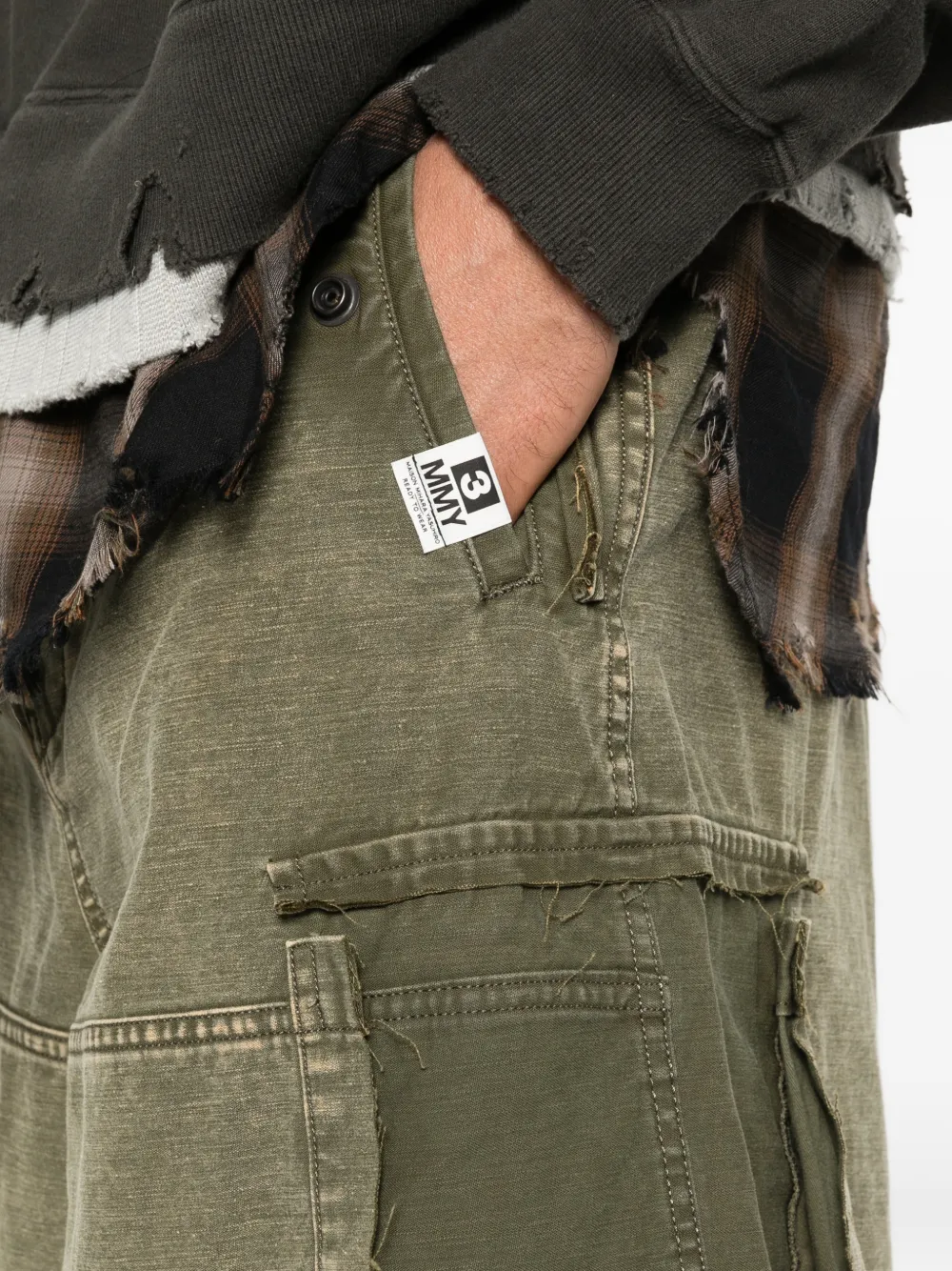 Maison MIHARA YASUHIRO Cargo shorts Groen