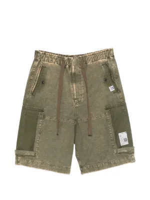Comme Des Garçons Shirt Cargo Printed Shorts | Green | FARFETCH
