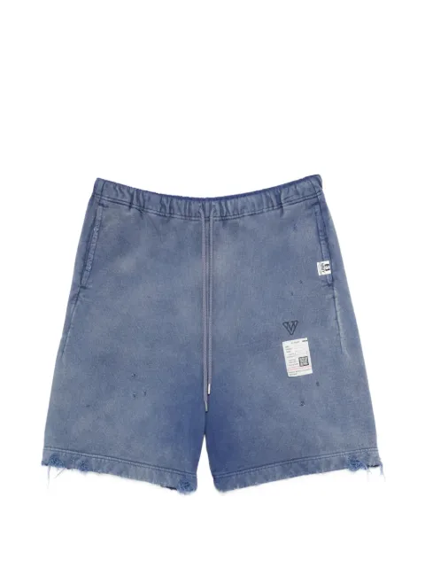 Maison MIHARA YASUHIRO drawstring distressed shorts