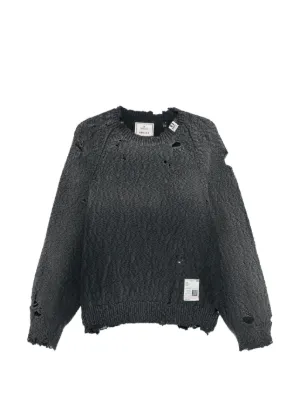 Maison MIHARA YASUHIRO ダメージ プルオーバー | ブラウン | FARFETCH JP
