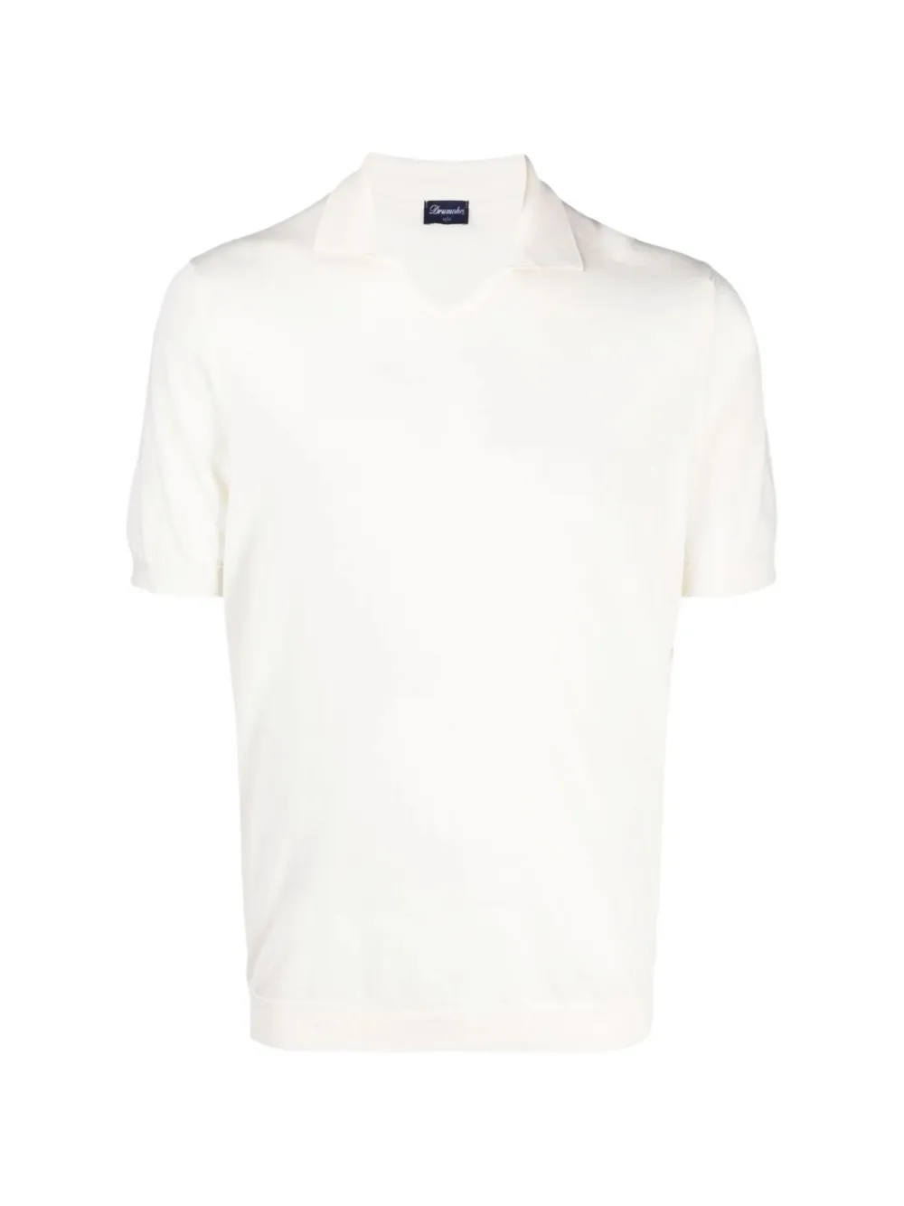 Drumohr collared T-shirt - Bianco