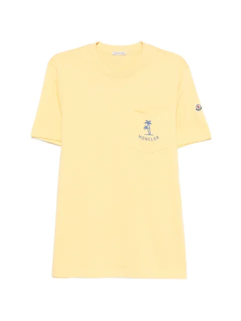 Moncler palm tree pocket T-shirt