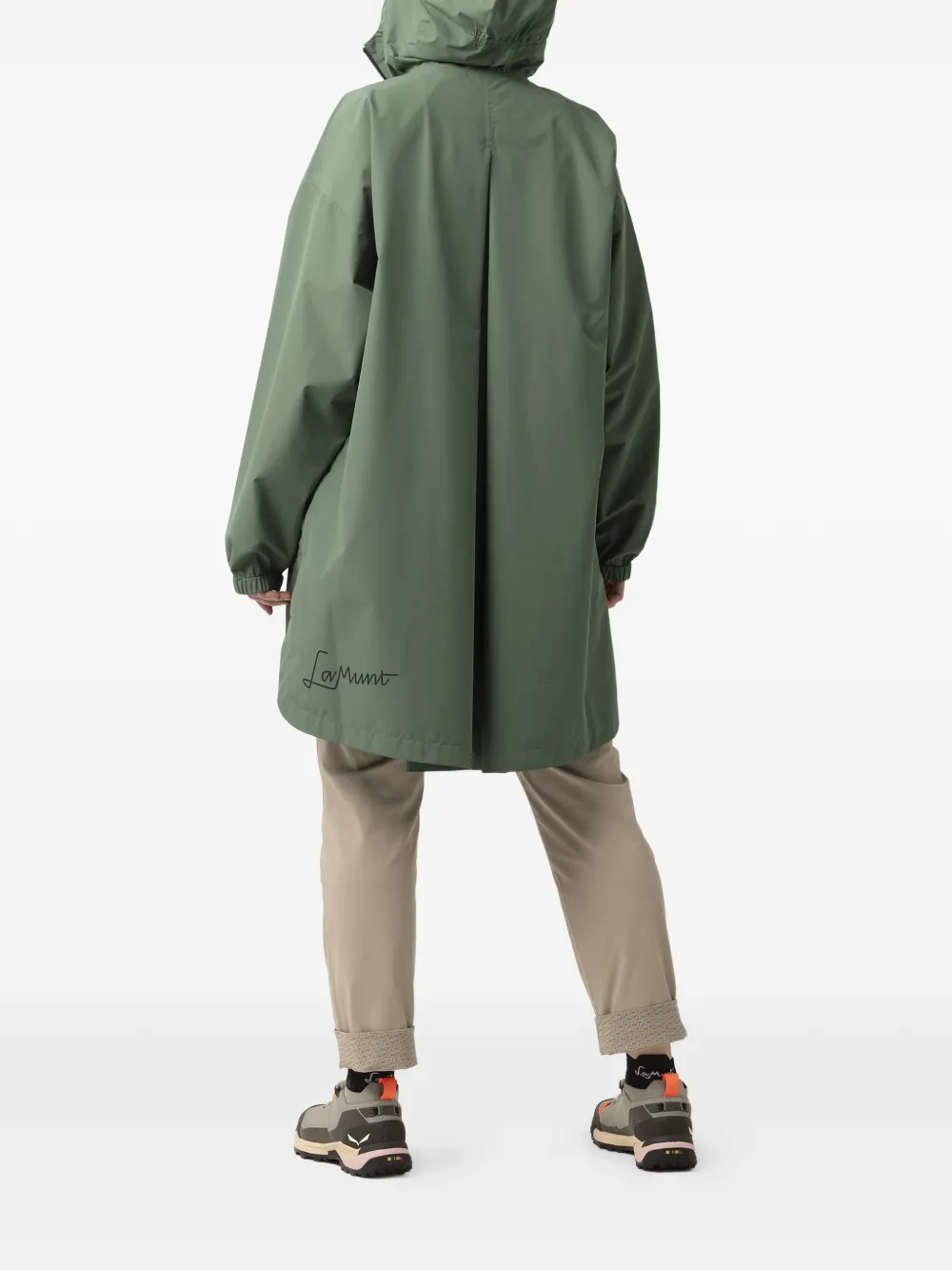  Lamunt Emma Waterprood Hooded Coat - Green 