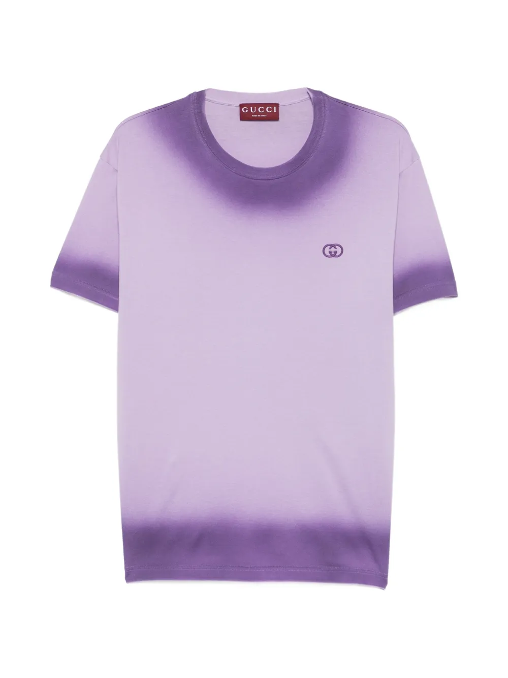 Gucci G-embroidery T-shirt - Violett