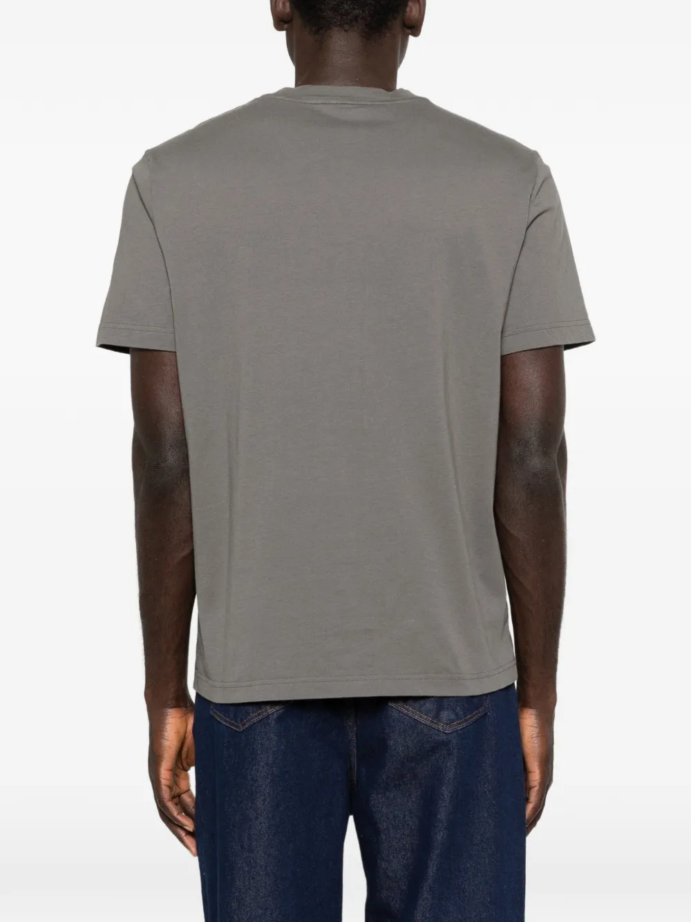 Moncler T-shirt met logopatch Grijs