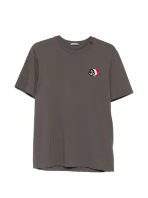 Moncler logo-patch T-shirt | Black | FARFETCH