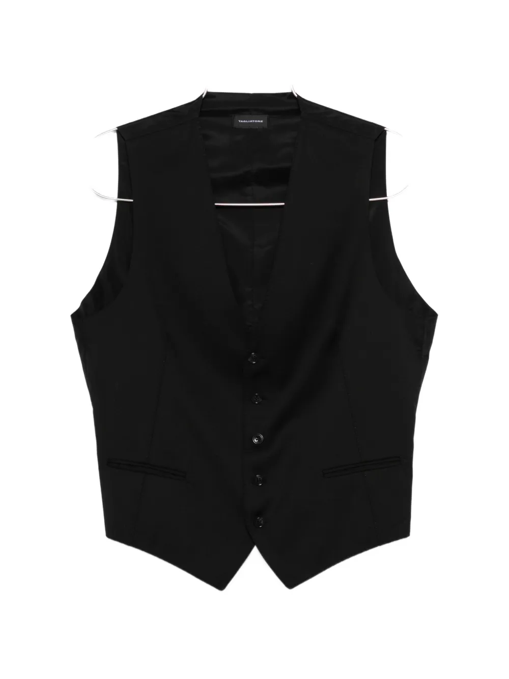 Tagliatore welt-pockets waistcoat - Schwarz