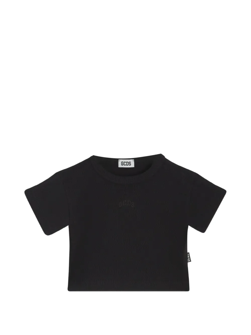 Gcds Kids ribbed t-shirt - Nero