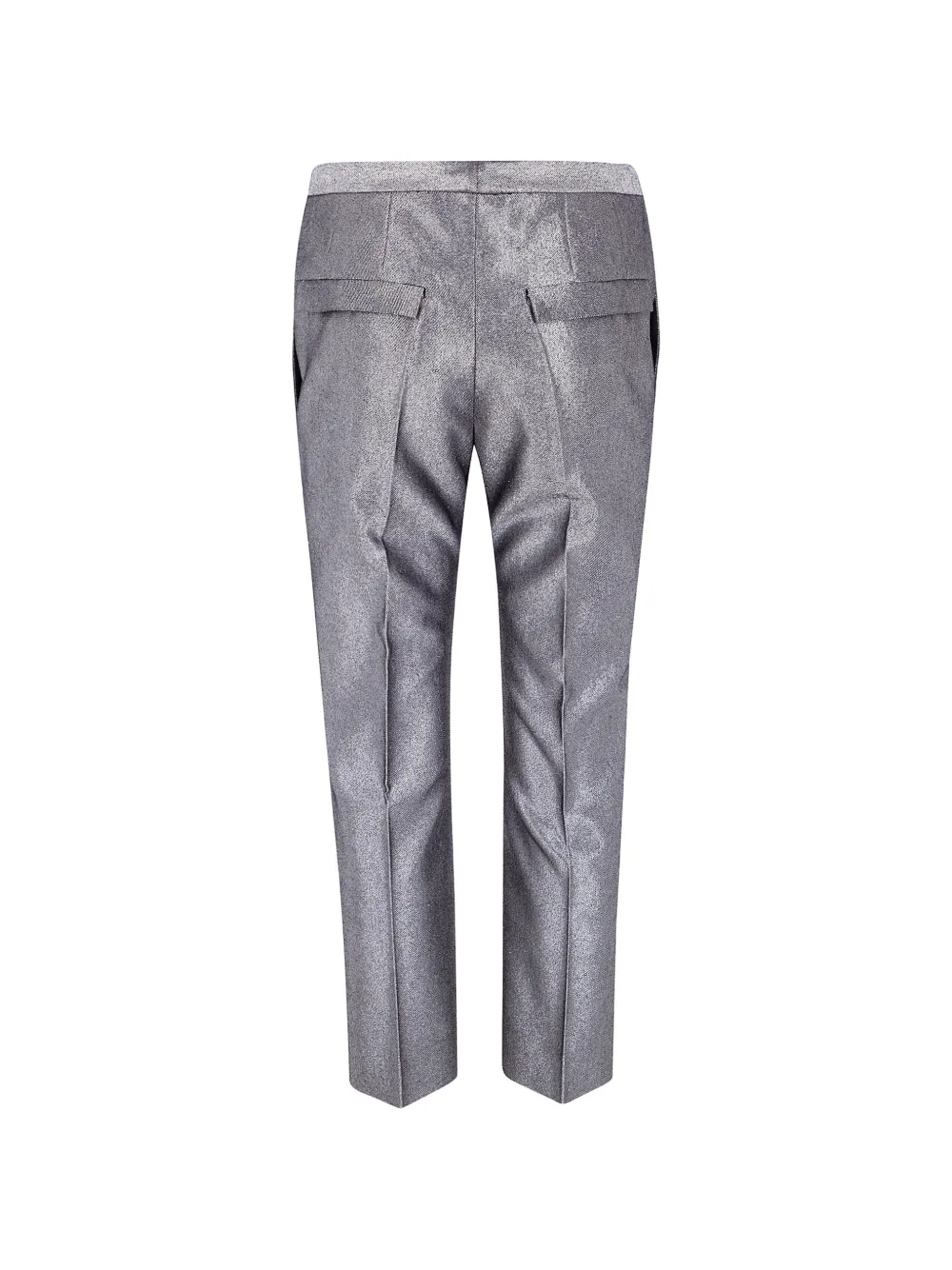 SAPIO Geplooide jeans met metallic afwerking Zilver