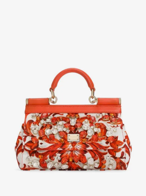 Dolce & Gabbana mini Sicily handbag with bezels