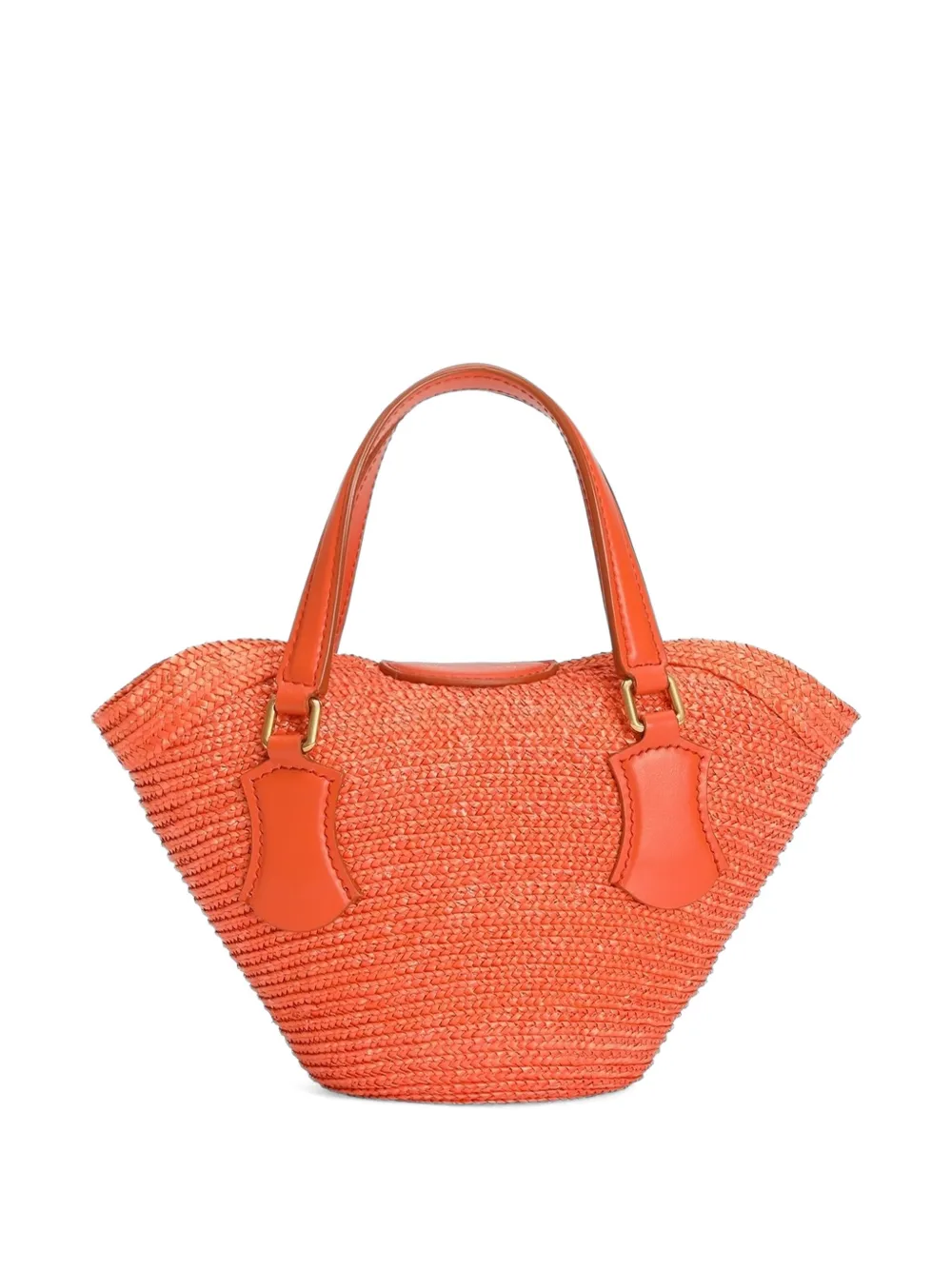 Dolce & Gabbana Coffa Capri raffia tas Oranje