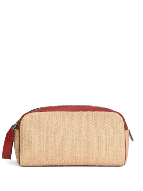 Dolce & Gabbana Essenza toiletry bag in raffia