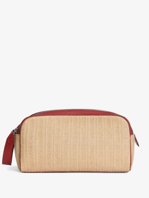 Dolce & Gabbana Essenza toiletry bag in raffia