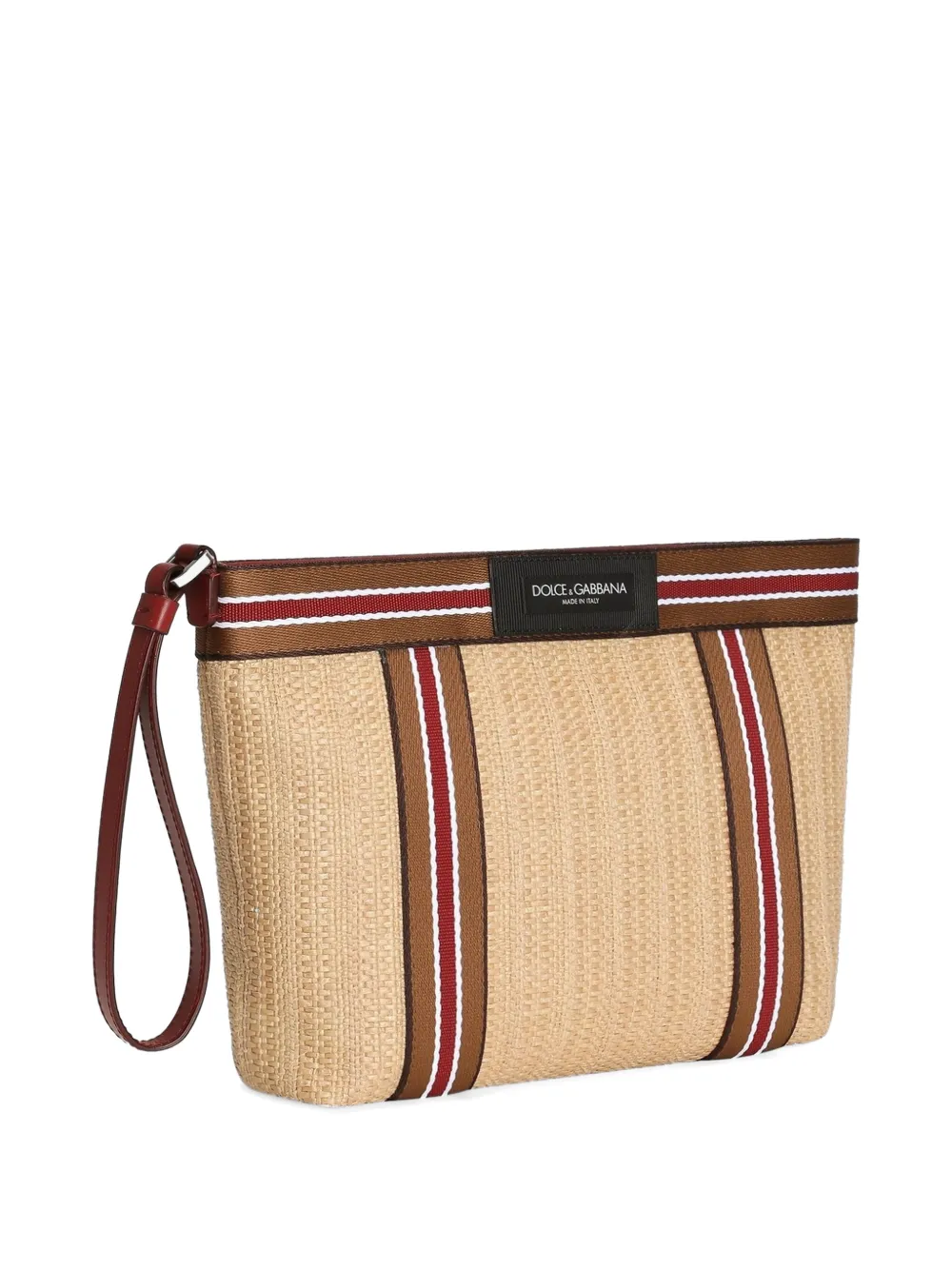 Dolce & Gabbana Essenza toilettas van raffia Beige