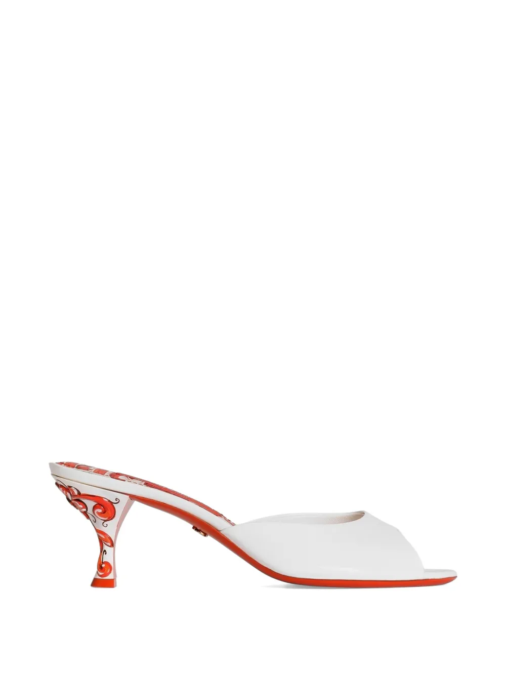 Dolce & Gabbana Mules in pelle verniciata - Bianco