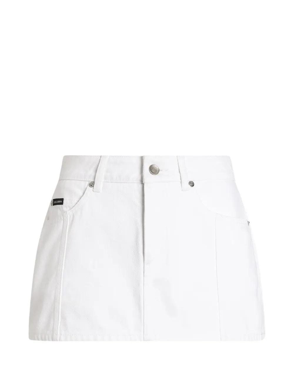 Dolce & Gabbana Minigonna denim - Bianco