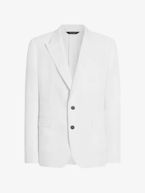 Dolce & Gabbana Sicilia light single-breasted linen jacket