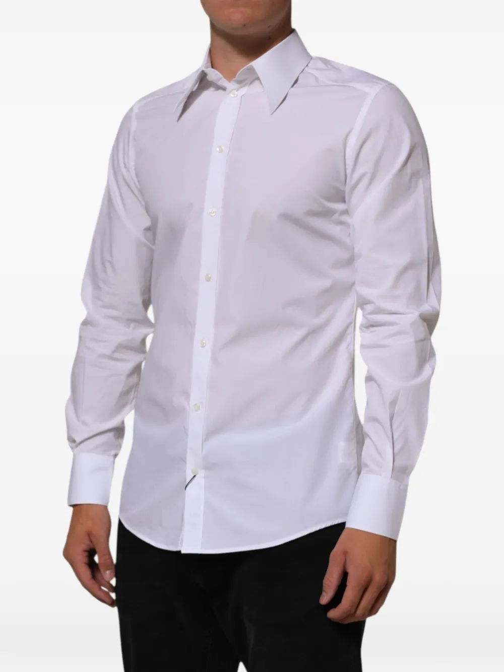 Dolce & Gabbana Martini katoenen overhemd Wit