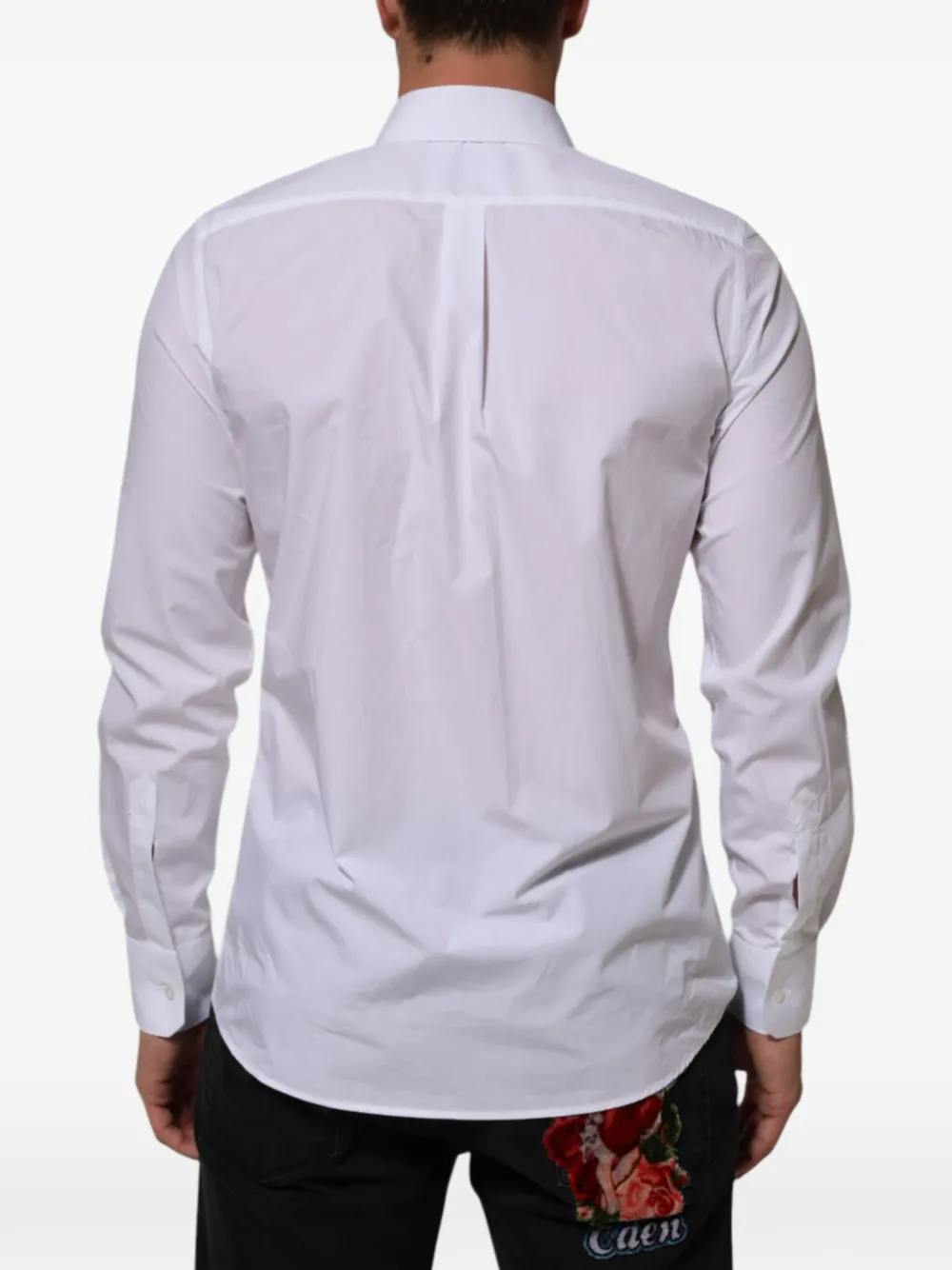 Dolce & Gabbana Martini katoenen overhemd Wit