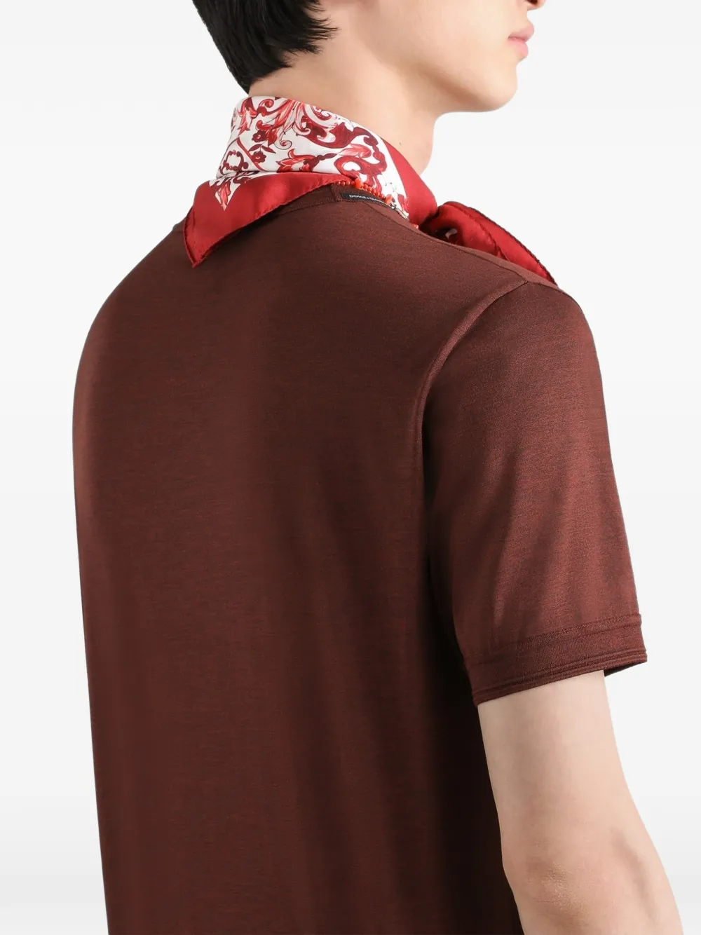 Dolce & Gabbana T-shirt met ronde hals Rood