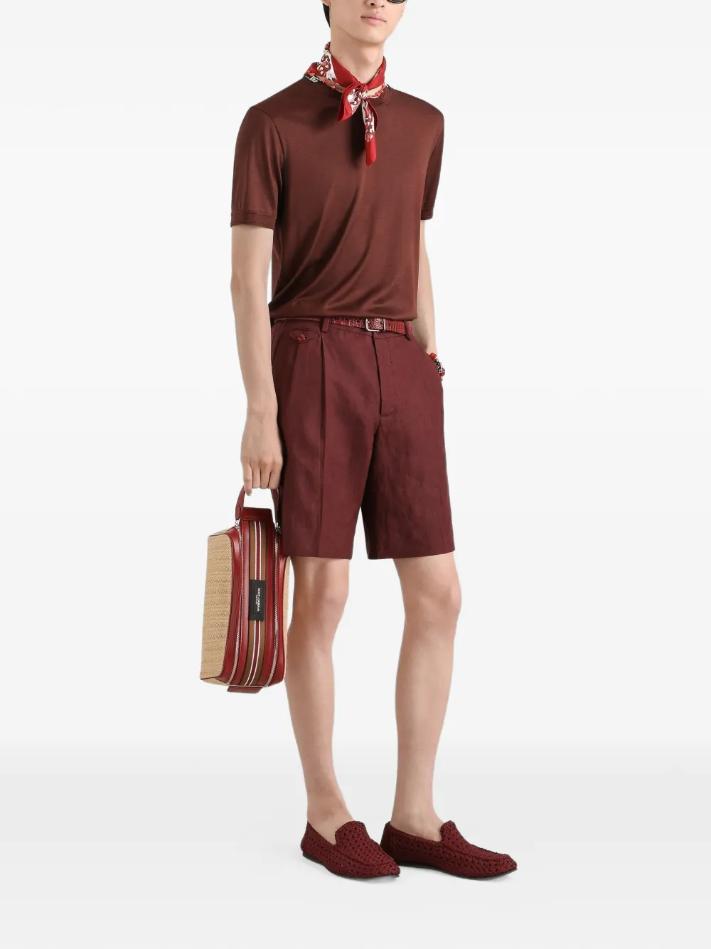 Dolce & Gabbana T-shirt met ronde hals Rood