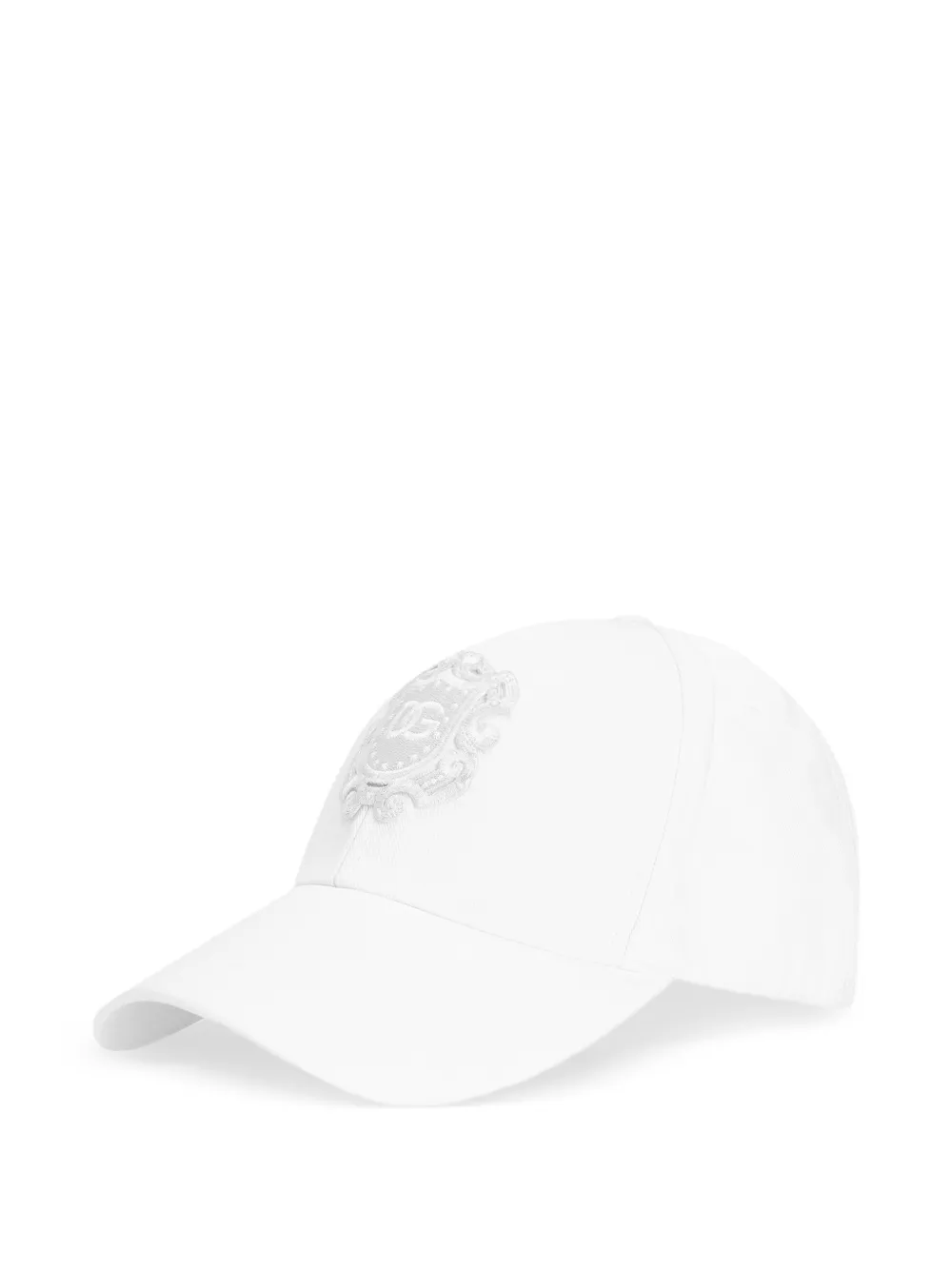 Dolce & Gabbana Cappello da baseball in drill di cotone - Bianco