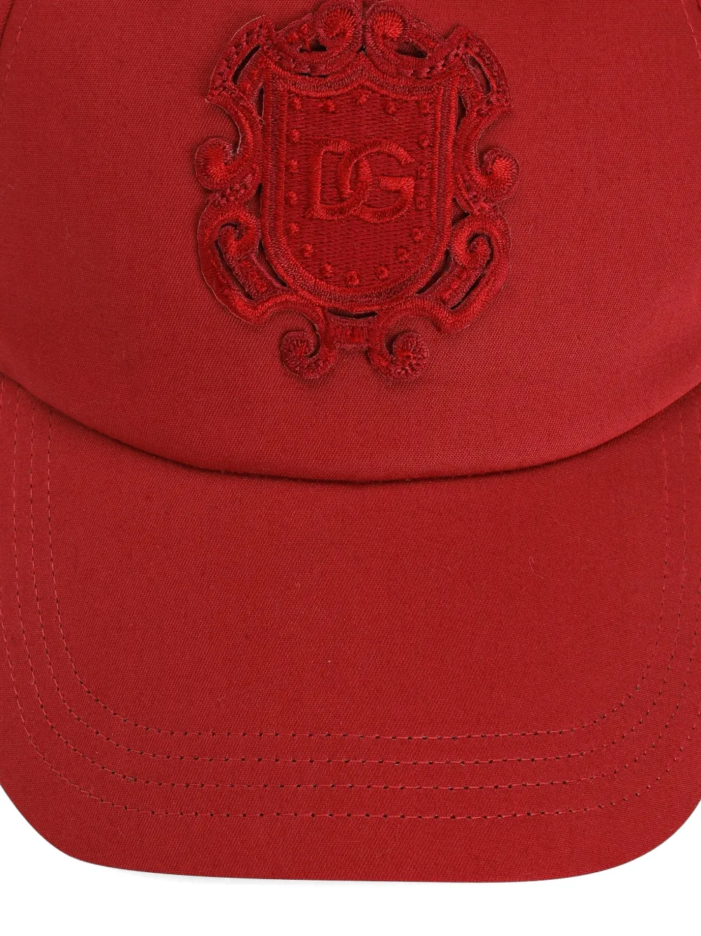 Dolce & Gabbana Gabardine honkbalpet Rood