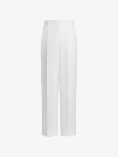 Dolce & Gabbana linen trousers with double pleat