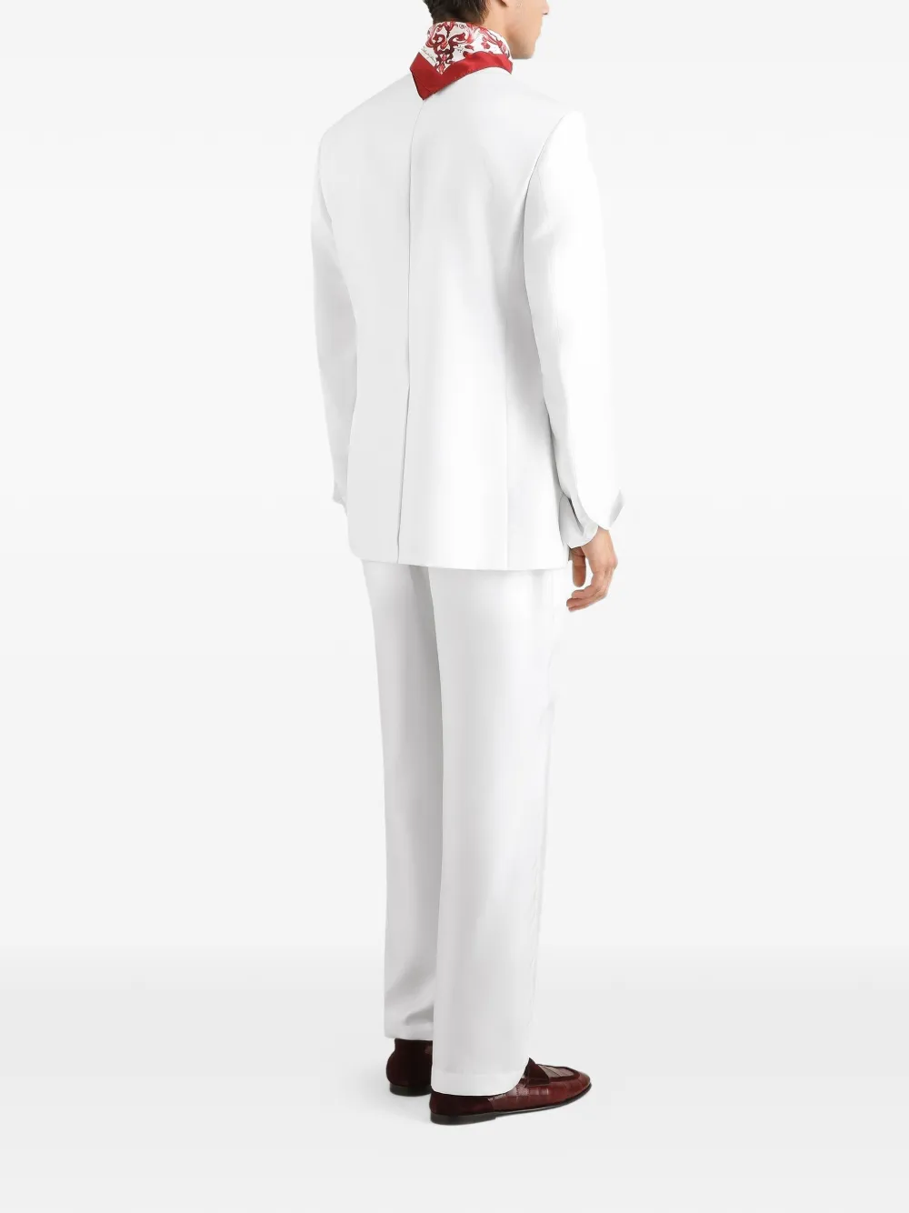 Dolce & Gabbana Zijden twill joggingbroek Wit