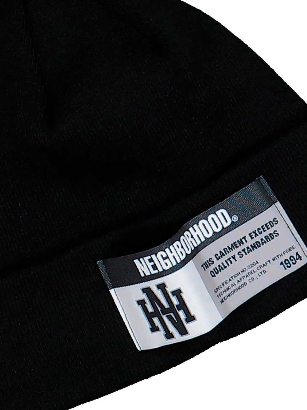Neighborhood Muts met logopatch Zwart