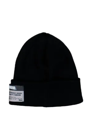 Visvim label-detail Beanie | Black | FARFETCH JO