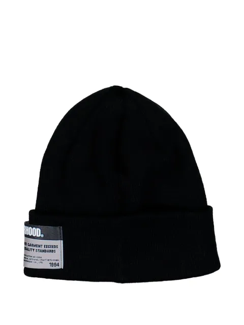 Neighborhood logo-patch beanie hat