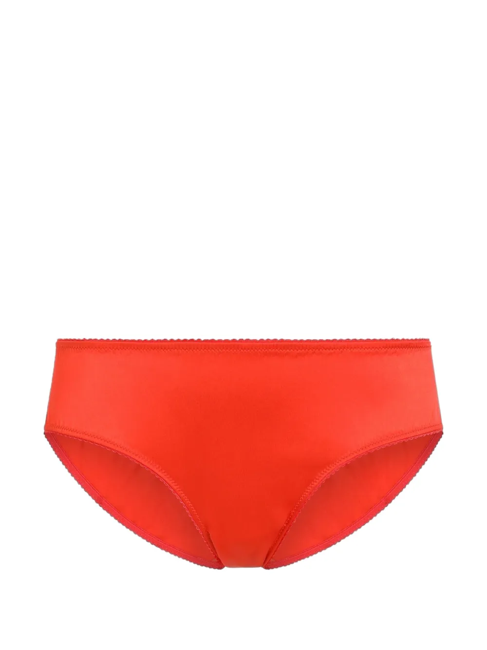 Dolce & Gabbana Slip elasticizzati in raso - Rosso