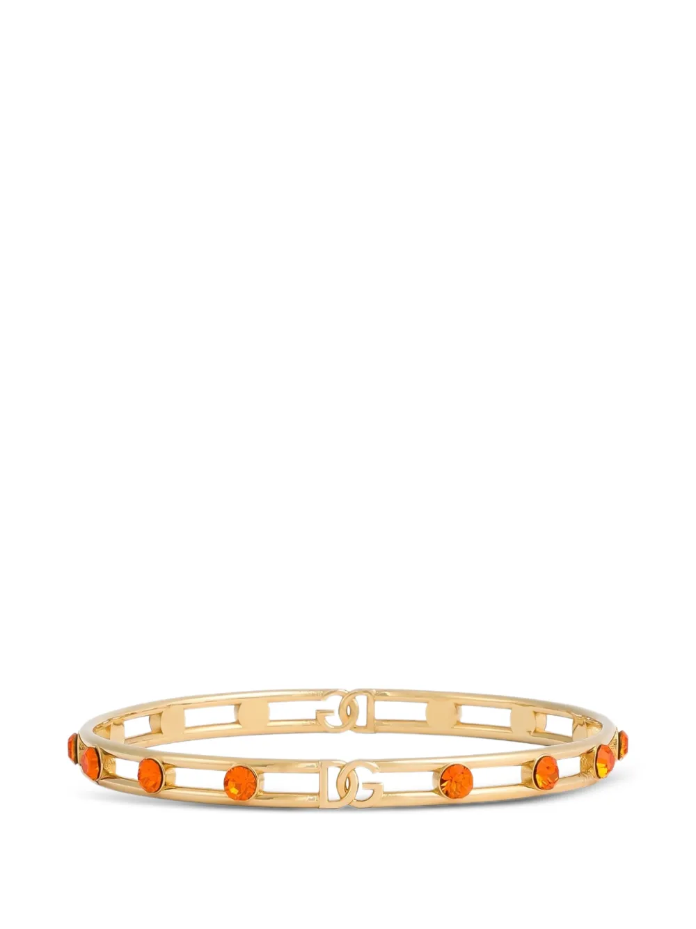 Dolce & Gabbana Bracciale con logo - Oro