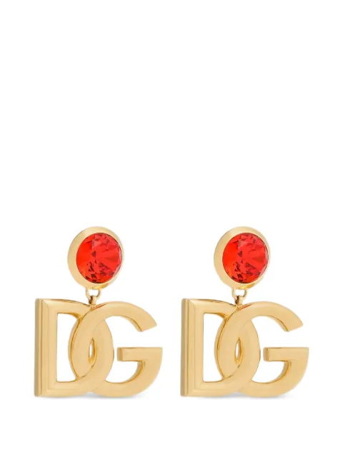 Dolce & Gabbana clip earrings with logo