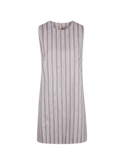 Semicouture striped linen dress