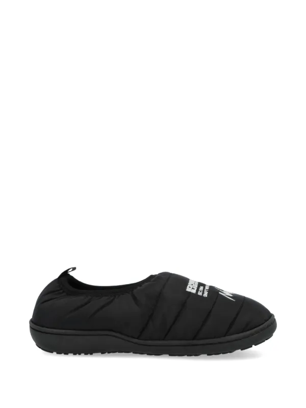 靴 NEIGHBORHOOD NH X NANGA X SUBU . VAMP Neighborhood x Nanga x Subu Vamp Quilted Slippers | Black
