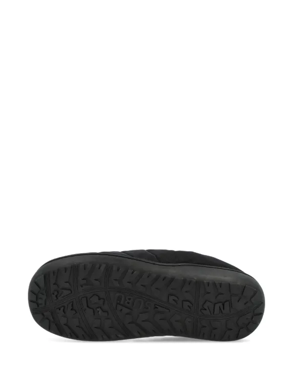 Neighborhood x Nanga x Subu Vamp Quilted Slippers | Black