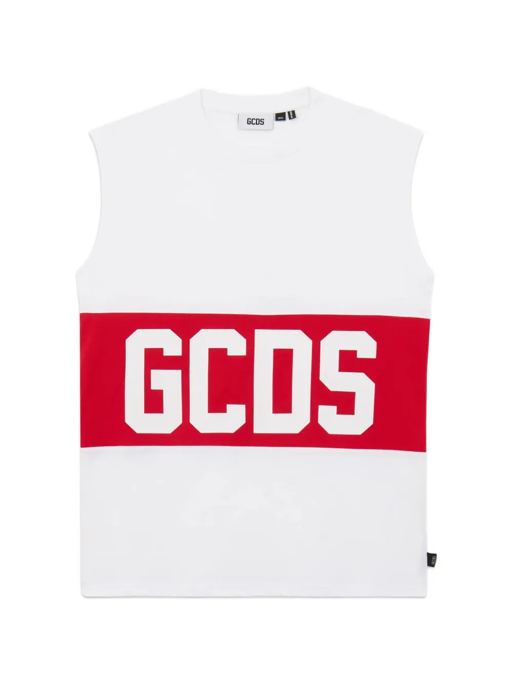 Gcds Kids colourblock t-shirt - Bianco