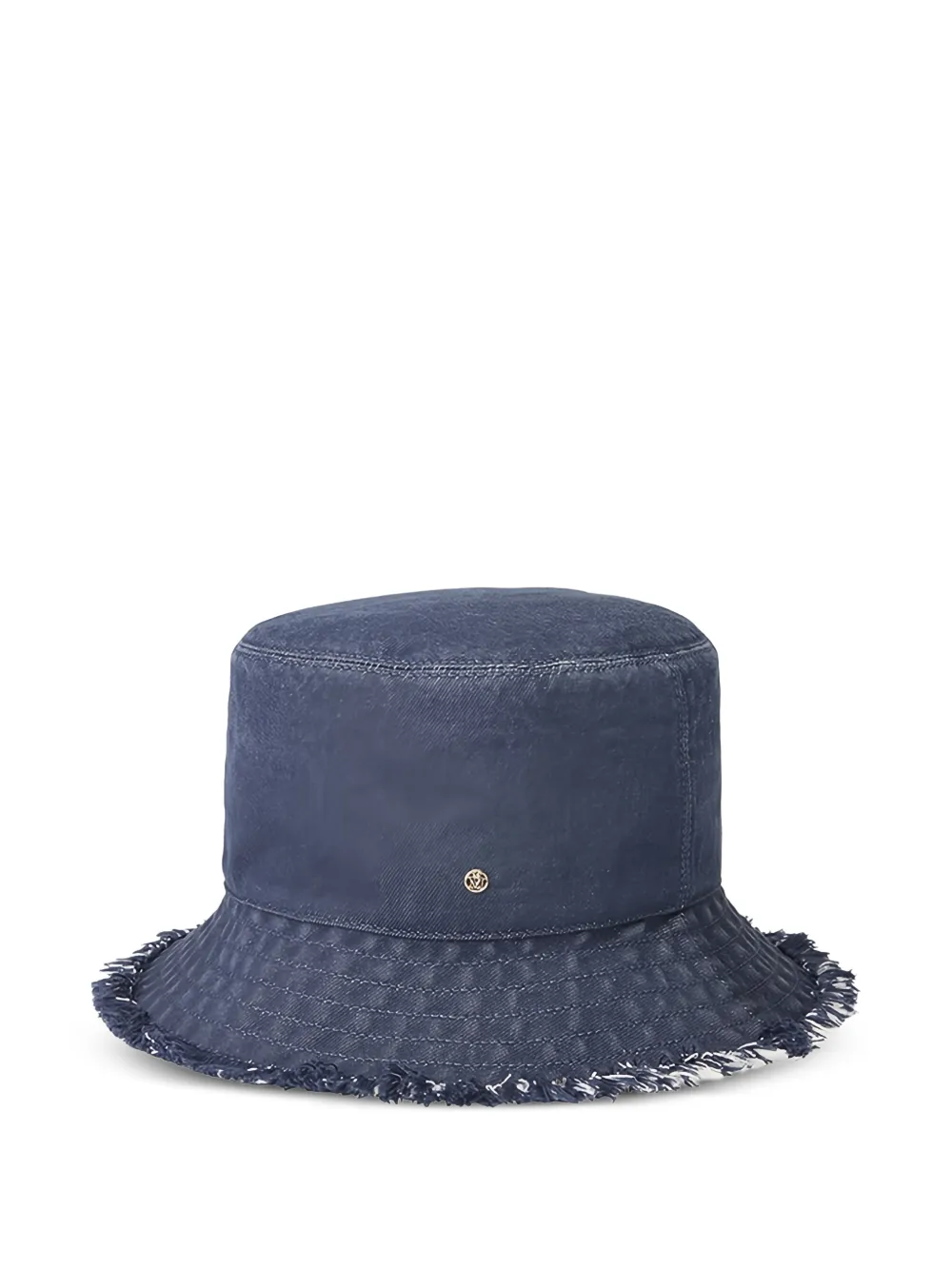 Maison Michel Jason fringed appliqué hat - Blu