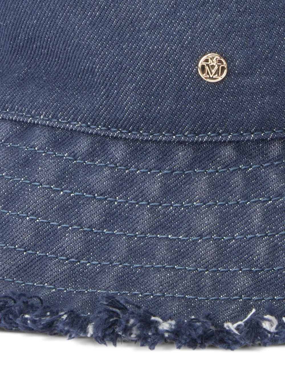  Maison Michel Jason Fringed Appliqué Hat - Blue 
