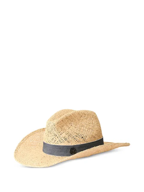 Maison Michel Austin logo-plaque hat