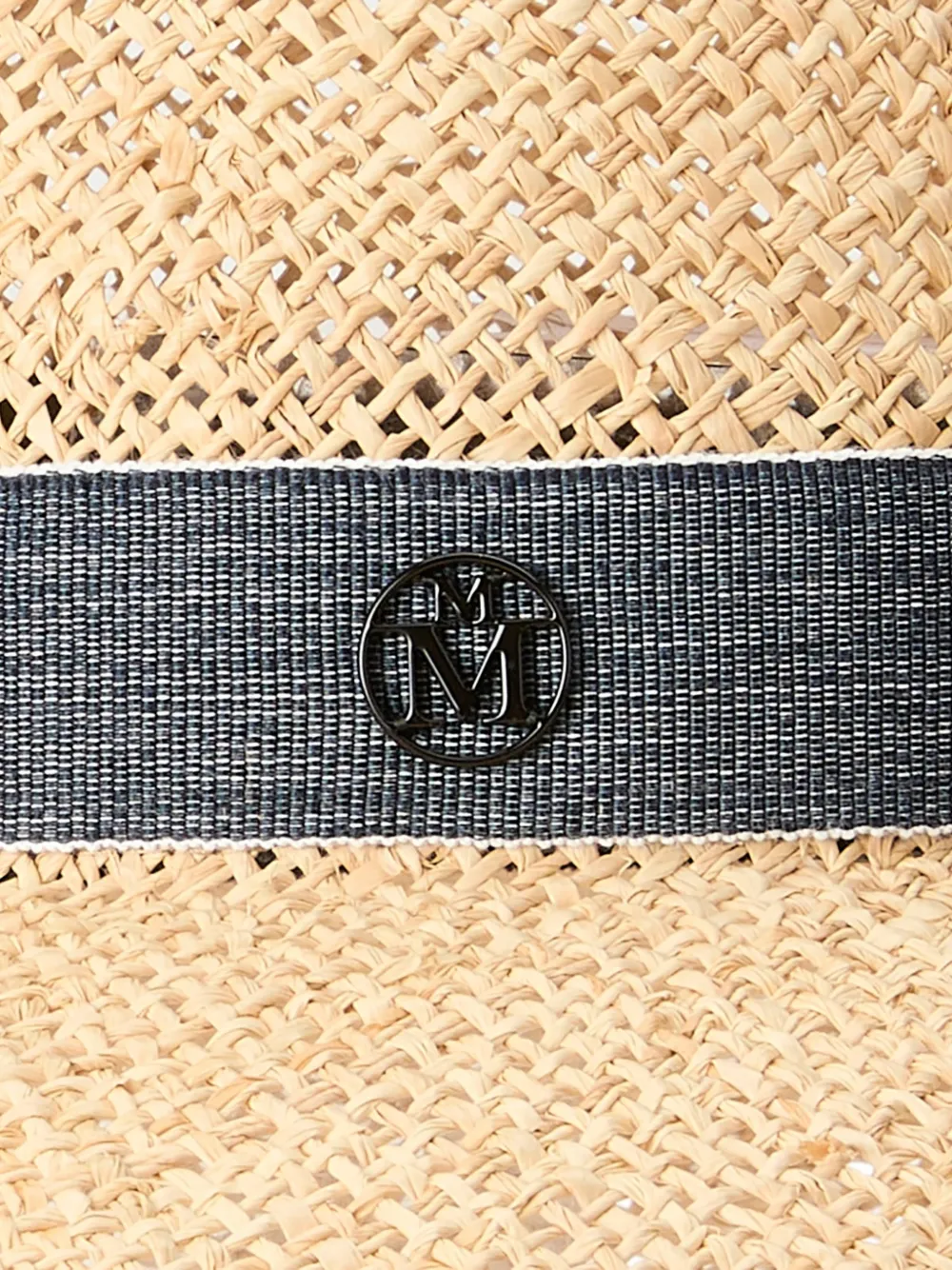 Maison Michel Blanche hoed met franje Beige