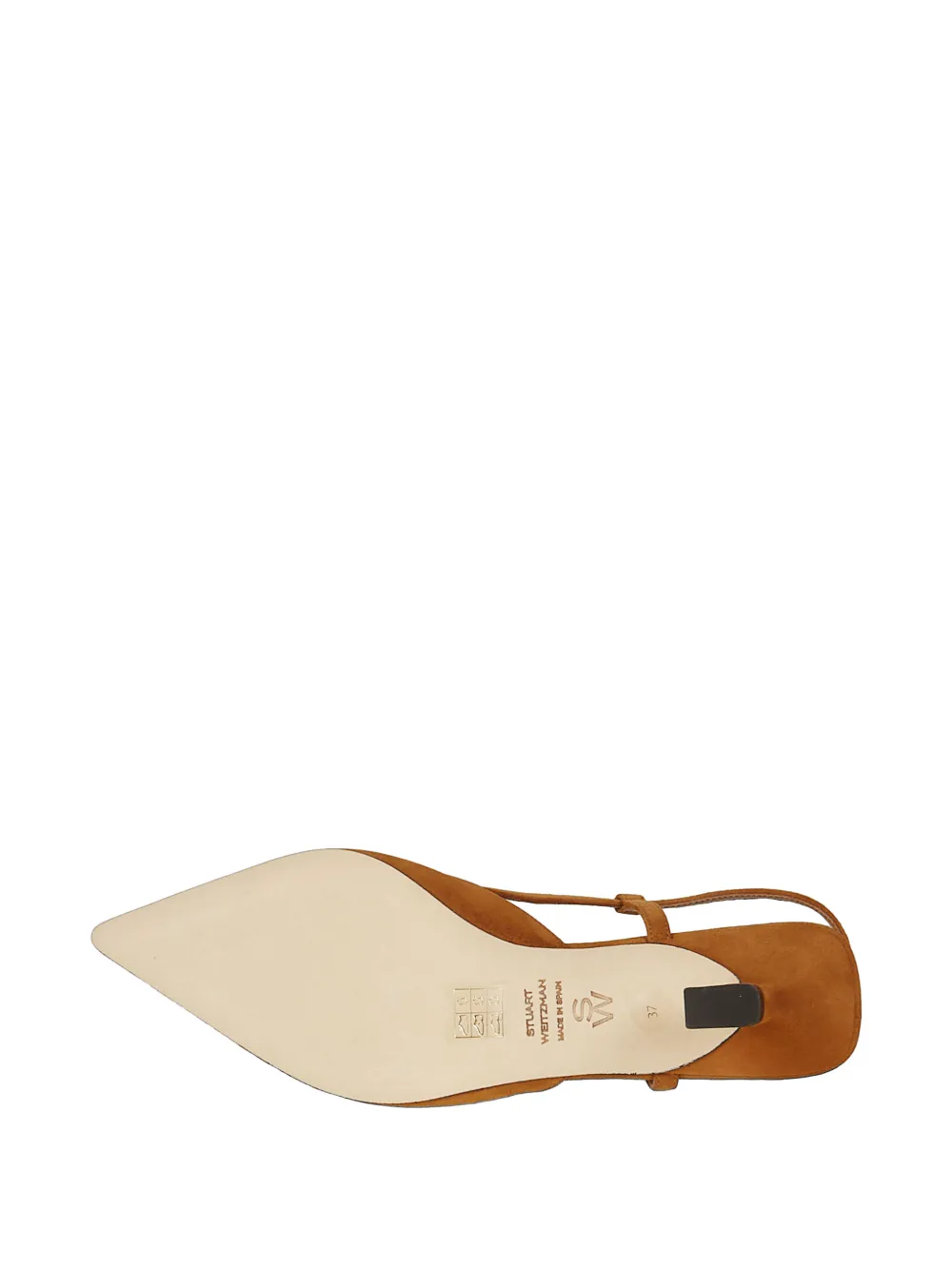 Stuart Weitzman Suède slingback pumps Beige