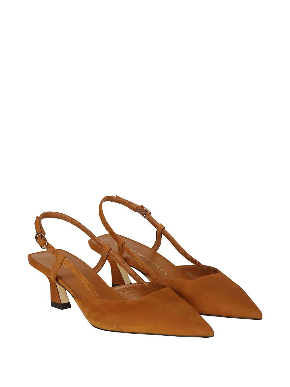 Stuart Weitzman Suède slingback pumps Beige