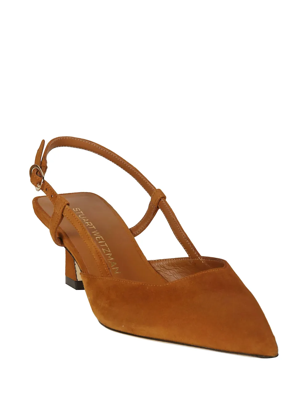 Stuart Weitzman Suède slingback pumps Beige