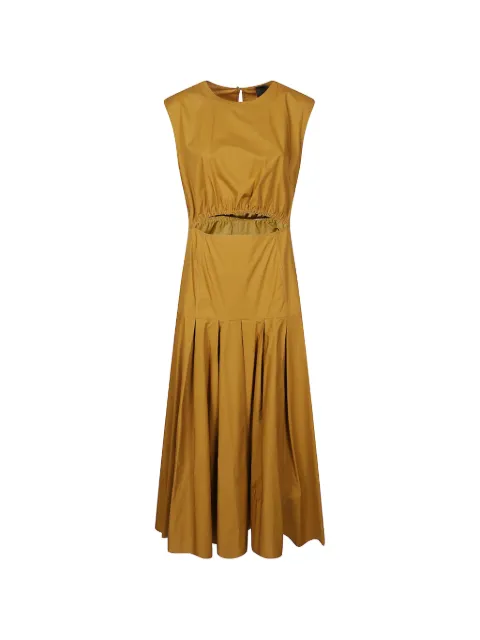 PINKO midi cut-out pleated dress