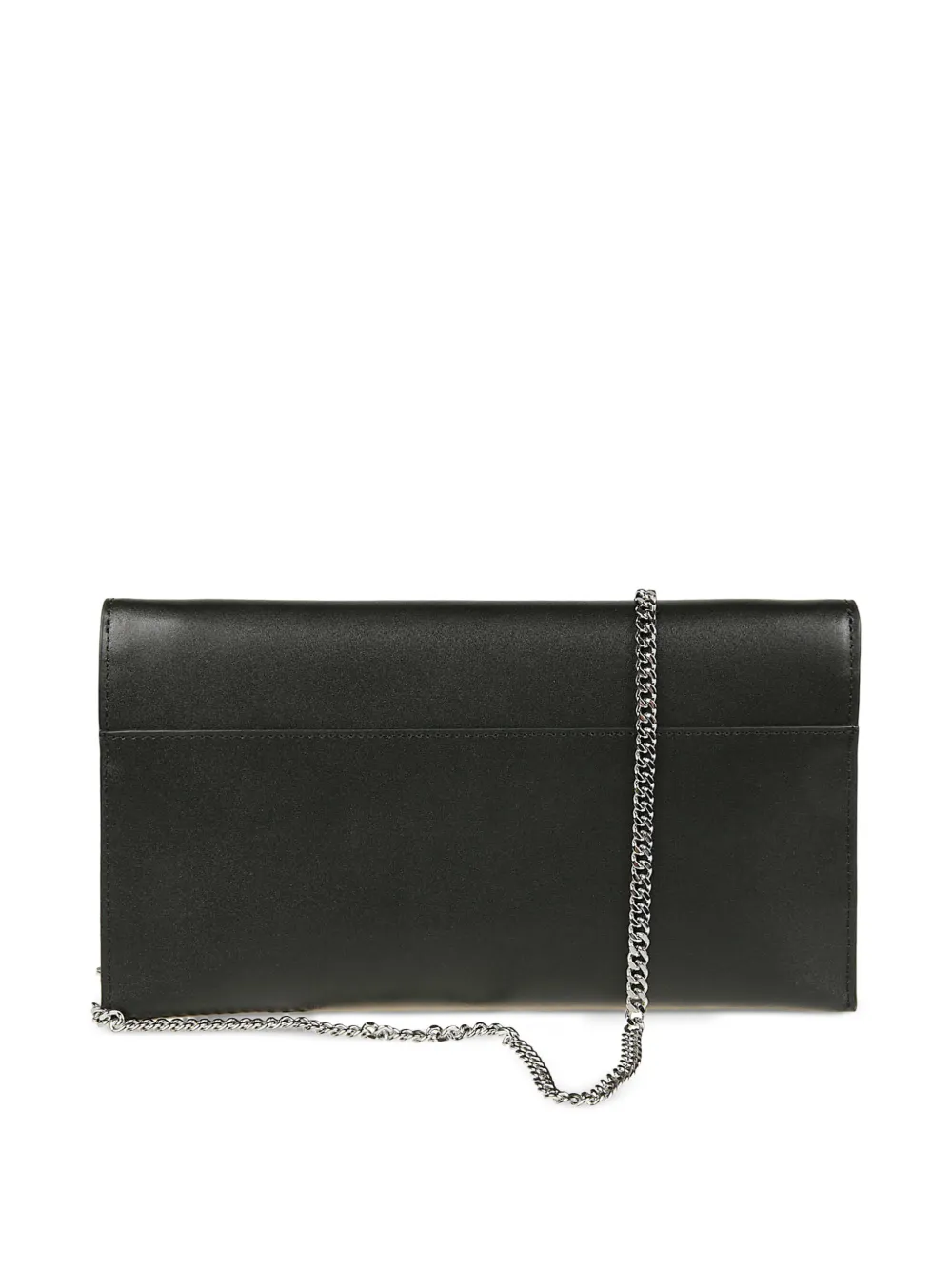  Patrizia Pepe Fly Leather Clutch Bag - Black 