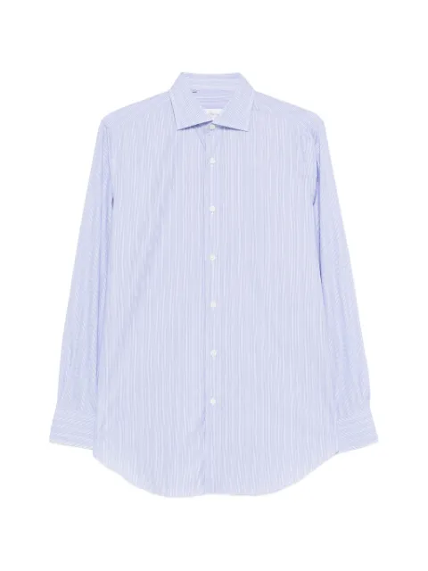 Brioni striped long-sleeve shirt